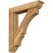 Ekena Millwork Balboa Traditional Rough Sawn Bracket w/ Offset Brace, Western Red Cedar, 6"W x 28"D x 32"H BKT0604X28X32BOA01RWR - alternate 1